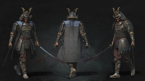 Artstation Japanese Samurai X Bowen🐌 Samurai Art Fantasy Art