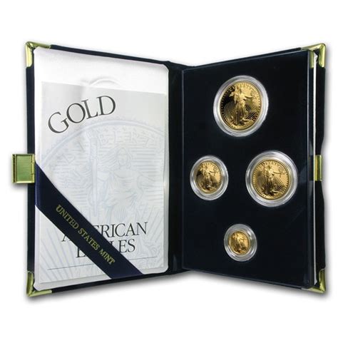 Buy 2000 W 4 Coin Proof American Gold Eagle Set Wbox And Coa Apmex