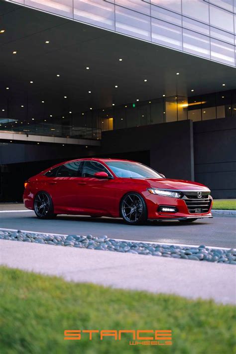 Honda Accord SF07 Brushed Dual Gunmetal Stance Wheels