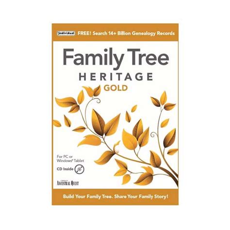 Encore Family Tree Heritage Gold v16 | Software | Softvire