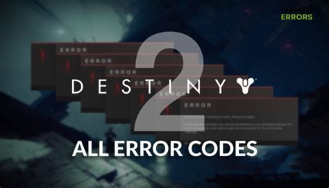 All Destiny Error Codes Meanings Fixes Explained