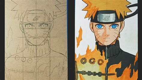 COMO DESENHAR O NARUTO UZUMAKI PASSO A PASSO YouTube