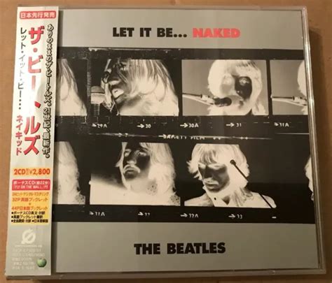 THE BEATLES Let It Be Naked Japanese 2 X Cd Album OBI Strip Lyric