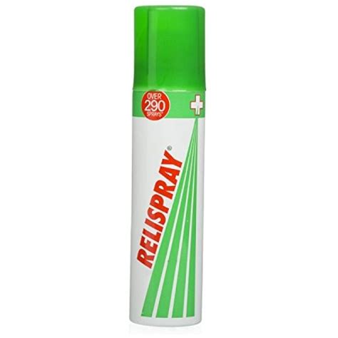 Green Color Pain Relief Relispray Made Of 7 Ayurvedic Ingredients 55g ...