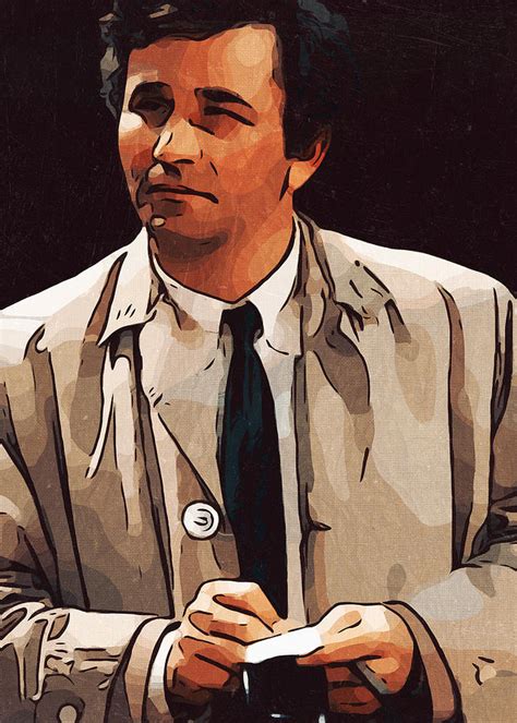 Columbo Peter Falk Artwork Painting By New Art