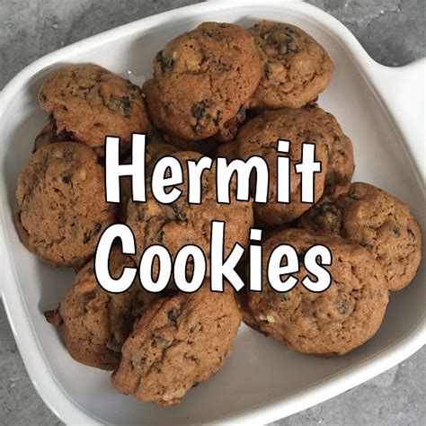 Runs For Cookies Heritage Recipe Hermit Cookies