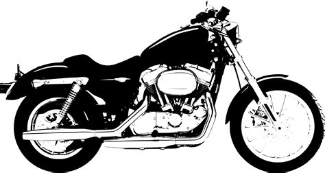 Harley Davidson Sportster Motorcycle Clip Art Motorcycle Png Download