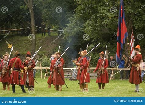 Russisches Streltsy Tata Ungarn Redaktionelles Foto Bild Von Feuer