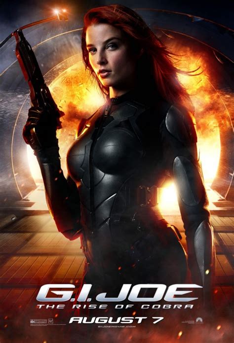 Scarlett Gi Joe” Character Movie Poster Sci Fi Comic