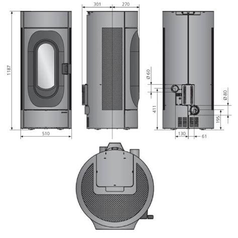 Pelletofen Justus Canis Giro 8 kW günstig kaufen Feuerdepot