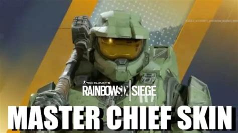 Rainbow Six Master Chief skin: new crossover with Halo leaked