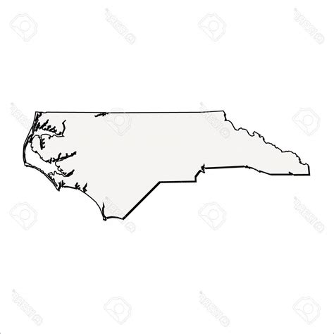 North Carolina State Outline Vector At Vectorified Collection Of