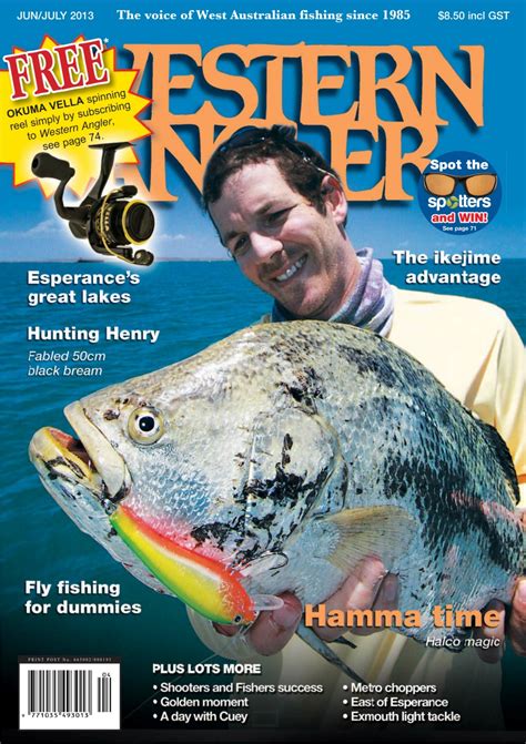 Western Angler Magazine Jun July2013 Edição Anterior