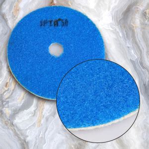 SPTA 15pcs 4 100mm Mix Grit Premium Grade Dry Diamond Polishing Pads