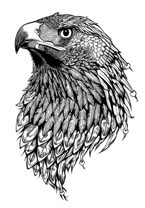 Eagle Head Avec Images Dessin Aigle Tatouages Aigle Dessin Tete