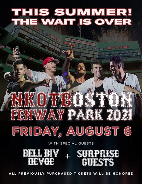 NKOTB News: New date for Fenway Park Concert