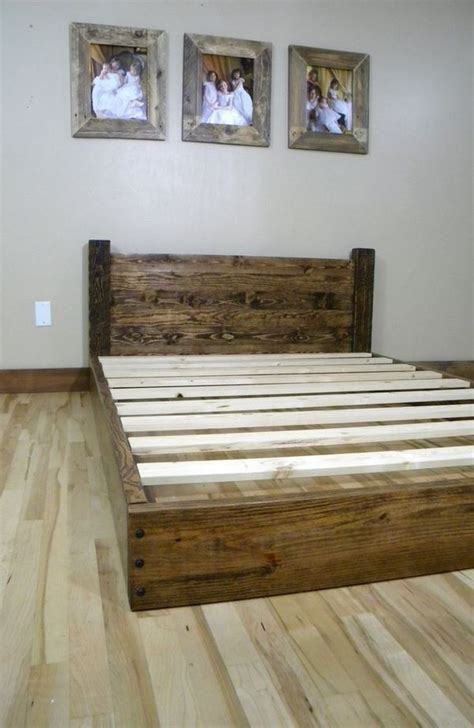 How To Make A Homemade Wooden Bed Frame - Hanaposy