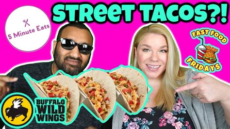 Buffalo Wild Wings Street Tacos Review YouTube