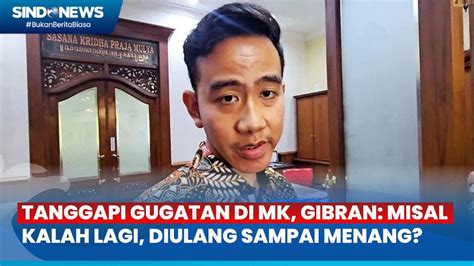 Gibran Rakabuming Persilakan Lawan Tempuh Jalur Resmi Gugat Pilpres