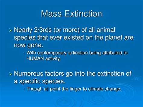 Ppt Extinction Powerpoint Presentation Free Download Id306629