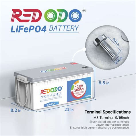 Redodo 12v 100ah Mini Lifepo4 Lithium Battery Save 13 The Space