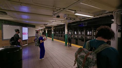 Interior View Of New York City Subway New York Stock Footage Video