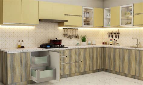 Modern L Shaped Kitchen With A Rustic Look at GlobalLinker