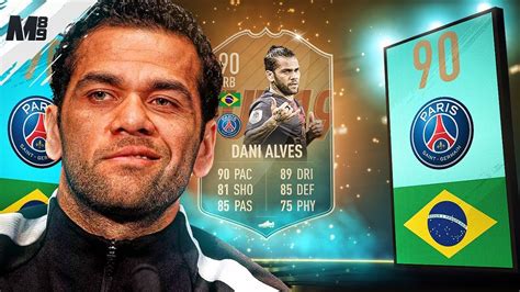 Fifa 19 Flashback Dani Alves Review 90 Flashback Dani Alves Player