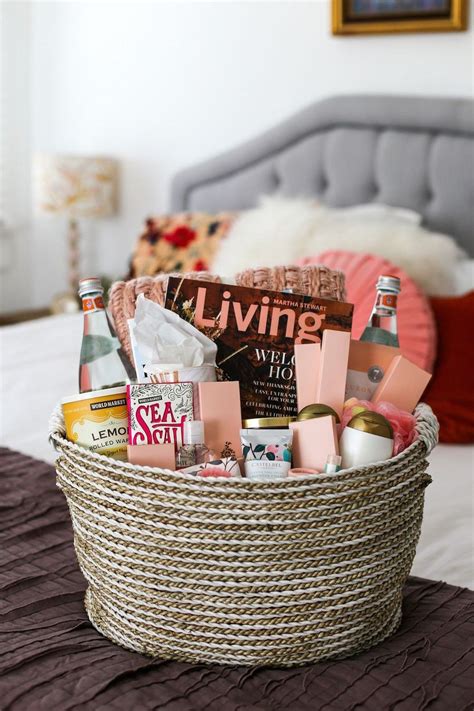 29 Awesome Guest Room Essentials And Tips Welcome Basket Guest Room Baskets Guest Room