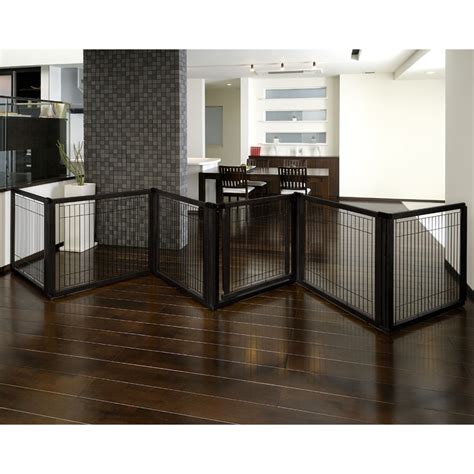 Convertible Elite Pet Gate 6 Panel Dog Pen Room Divider