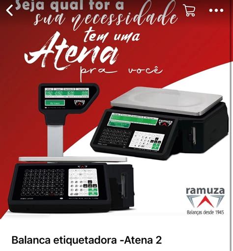 Balança De Automação Comercial Digital Ramuza Atena Ii 35kg