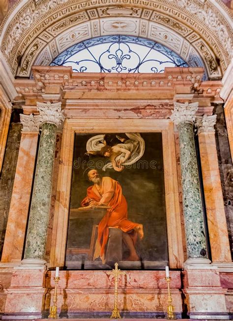 Caravaggio S Malerei In Der Kirche Von Dei Francesi Sans Luigi In ROM