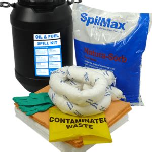 SpilMax 50L Vehicle Spill Kit Bag Universal With 5kg Natura Sorb