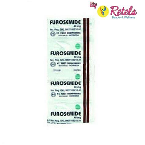 Jual FUROSEMIDE 40 MG STRIP 10 TABLET Gen KF Shopee Indonesia