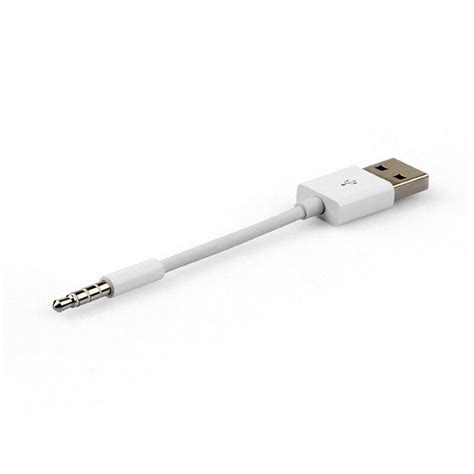 Usb 35mm Data Sync Charger Cable Cord For Apple Ipod Shuffle 3rd And 4th Gen Ebay