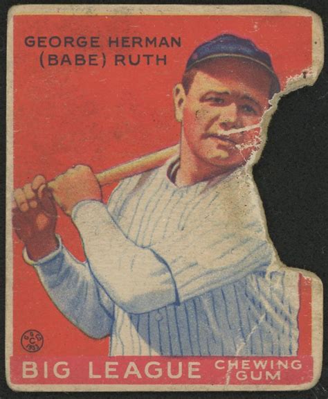 1933 Goudey #149 Babe Ruth RC | Pristine Auction