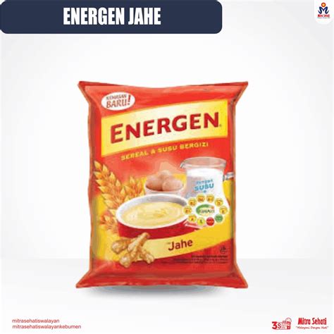 Jual ENERGEN SUSU DAN CEREAL RASA COKELAT VANILLA KACANG HIJAU JAHE