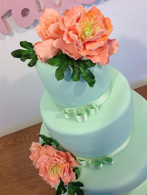 Peony Cake Decorated Cake By Chicca D Errico Cakesdecor