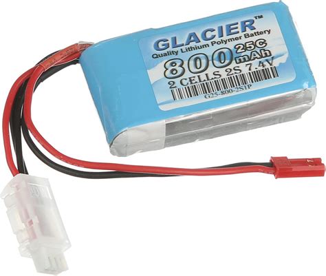 Amazon Glacier 11 1V LiPo Battery 2S 25C 800mAh Lipos With JST