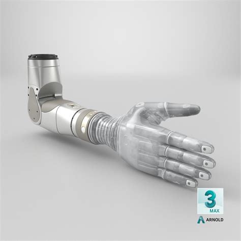 Deka Bionic Arm With Elbow 3D Model 59 3ds Blend C4d Fbx Max