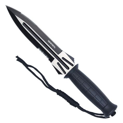 Explore Two Tone Hunting Blade Knife W Sheath Mrknife