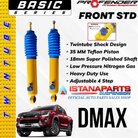 Jual Shock Breaker Shockbreaker Profender Adjustable Isuzu Dmax Depan