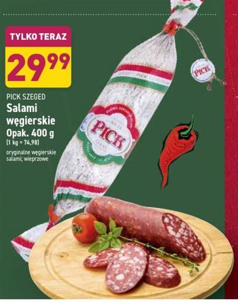 Promocja Salami węgierskie 400g w ALDI