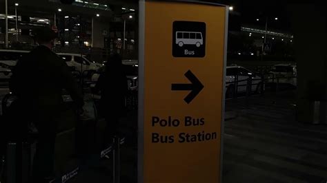 Bus station at Leonardo Da Vinci Fiumicino Airport Rome . Italy - YouTube