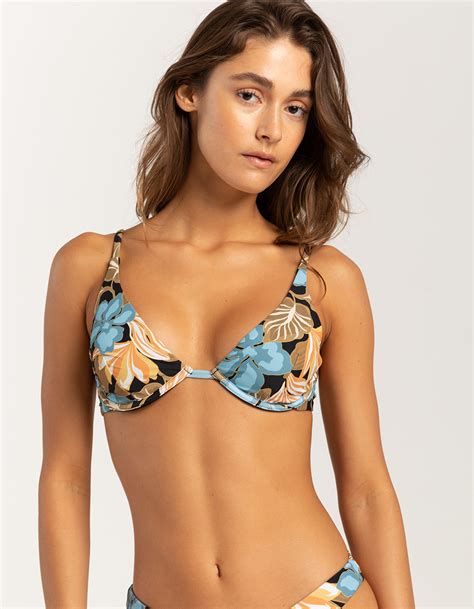 RIP CURL Follow The Sun Underwire Bralette Bikini Top MULTI Tillys