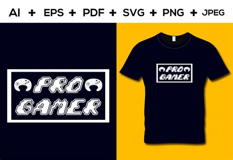 Pro Gamer T Shirt Design Graphic By Aroy00225 · Creative Fabrica