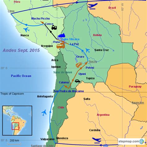 buque de vapor pistón podar altiplano map Ordinario Política exposición