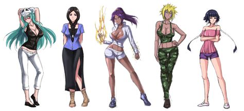 Shihouin Yoruichi Sui Feng Tier Harribel Nelliel Tu Odelschwanck