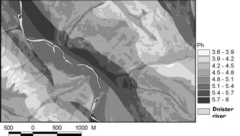 Soil acidity levels for the test area two | Download Scientific Diagram