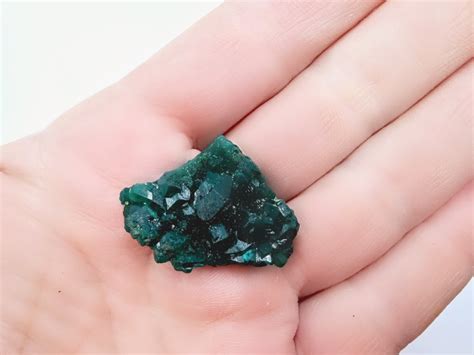 Dioptase Specimen A 7 8g Hello Indigo Halo